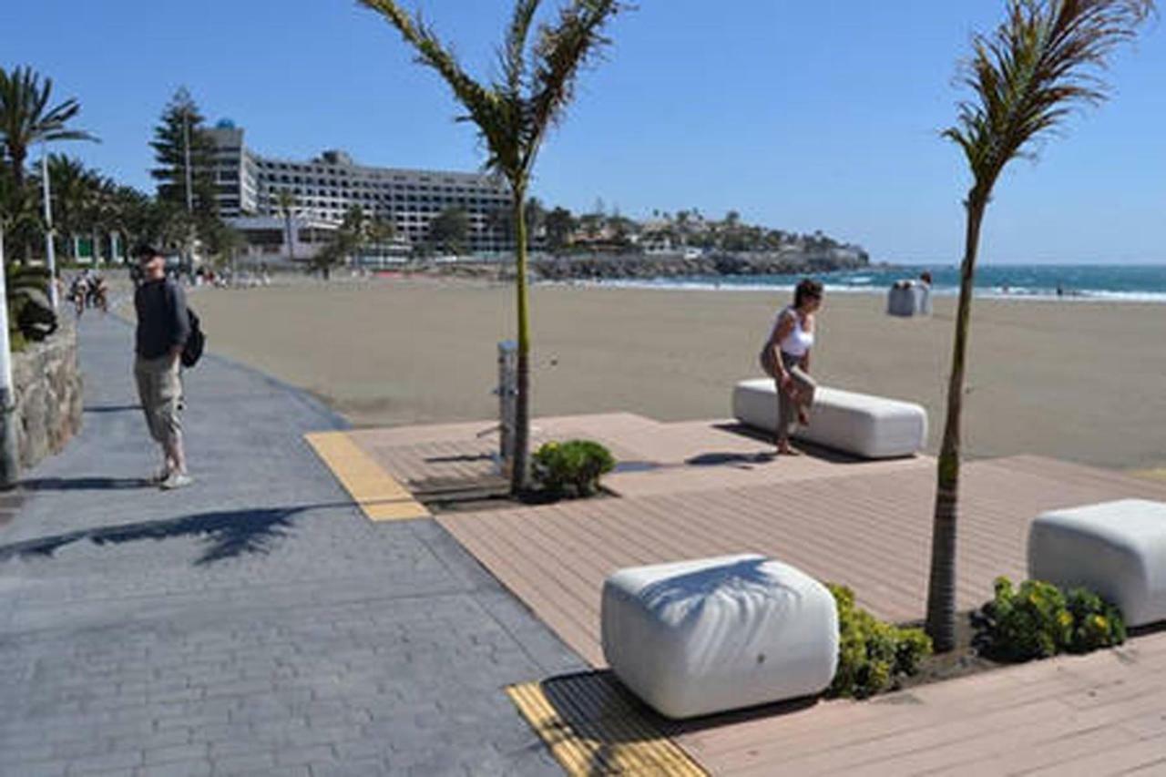 Primera Linea De Playa De Las Burras San Agustín Extérieur photo